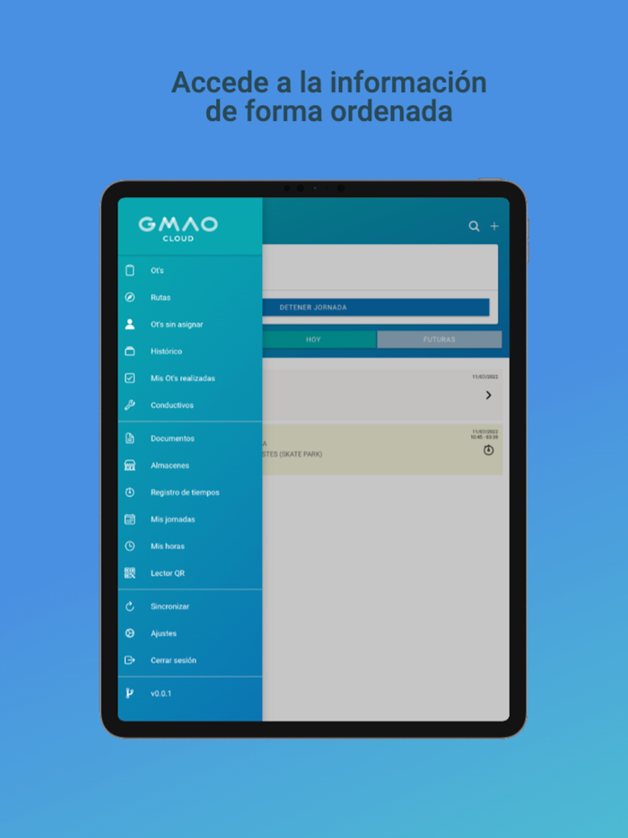 Móvil GMAO CLOUD Técnicos