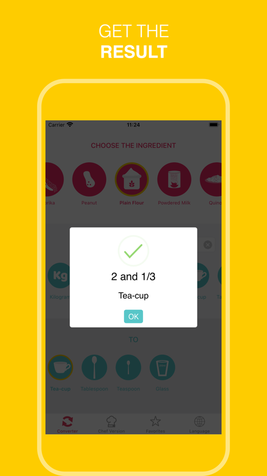 #3. KitCon - Culinary converter (iOS) 由: Cristian Feldes