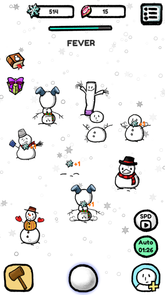 #2. Merge Snowman (iOS) 由: Jiyoung Kim