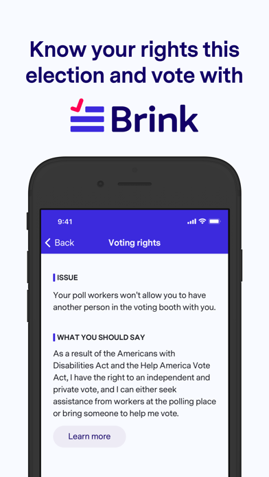 Brink Election Guide Screenshot