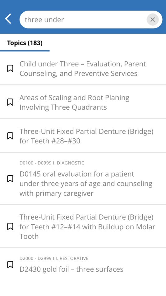 #3. ADA CDT Coding 2023 (iOS) 来自: American Dental Association
