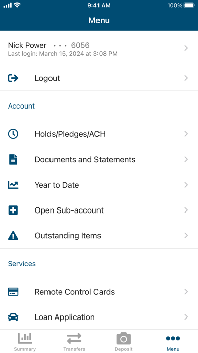 North Star Credit Union Screenshot
