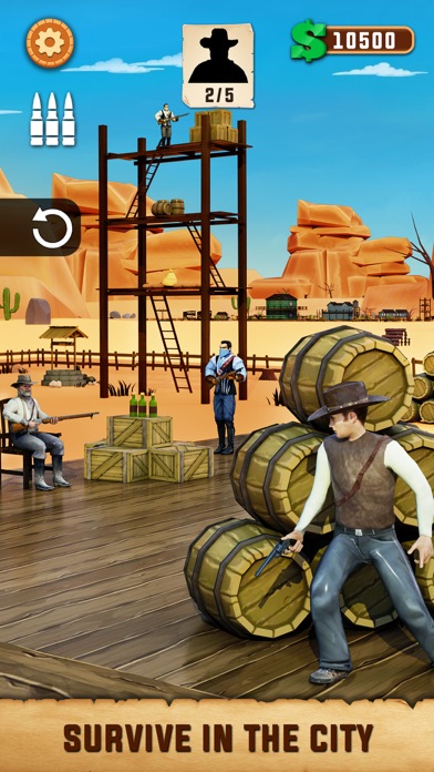 Wild West Cowboy-Shooting Game Screenshot