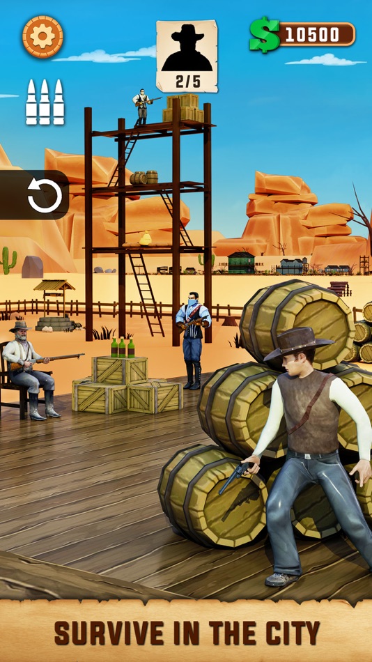 Wild West Cowboy-Shooting Game - 1.4 - (iOS)