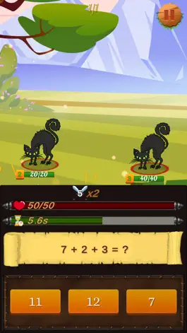 Game screenshot Магическая математика - РПГ hack