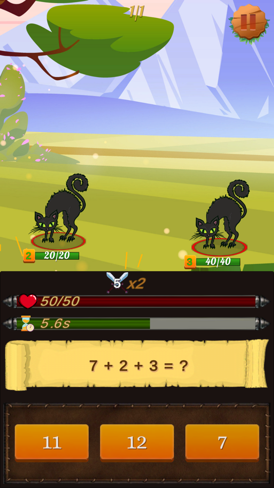 #3. Magic math - RPG (iOS) 由: Vasiliy Vdovikin
