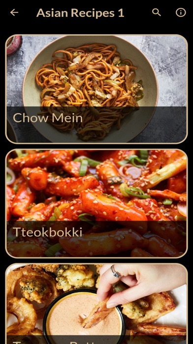 Asian Recipes Plus Screenshot