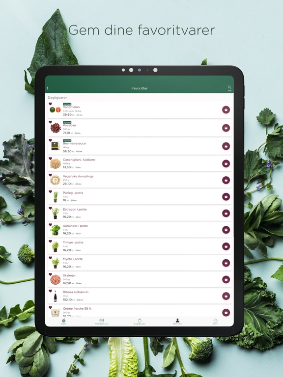 Aarstiderne – Økologisk mad iPad screenshot 5 - Shopping app
