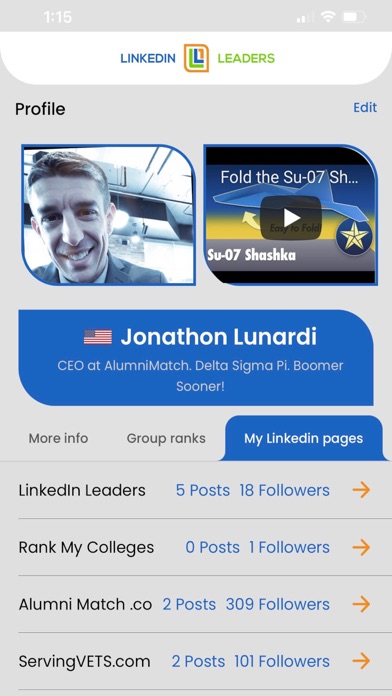 Linked Leaders Screenshot