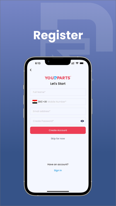 Yourparts Screenshot