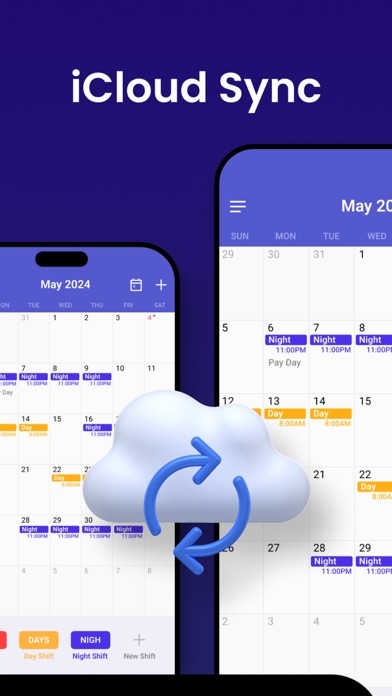 Shift Days: Work Hour Calendar Screenshot