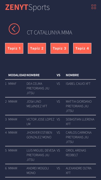 ZenytSports Screenshot