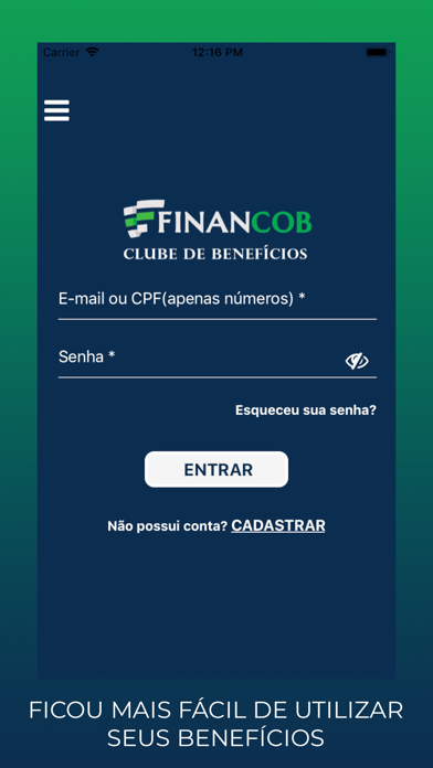 Clube de Benefícios Financob Screenshot