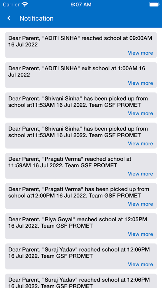 #5. PMS Parent App (iOS) 由: Metaguard Mobitech Llp
