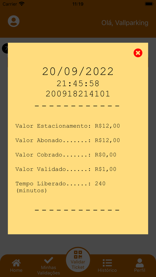 #7. Validador Vallparking (iOS) 由: VALLTECH SISTEMAS DE CONTROLE DE ACESSO LTDA