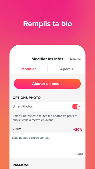 Screenshot #3 pour Tinder: App de Rencontre