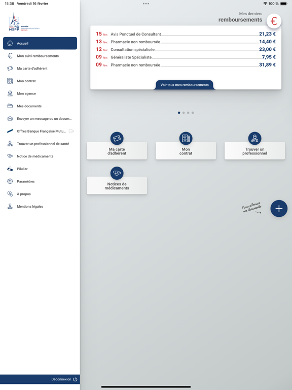 Screenshot #5 pour Mutuelle MSPP