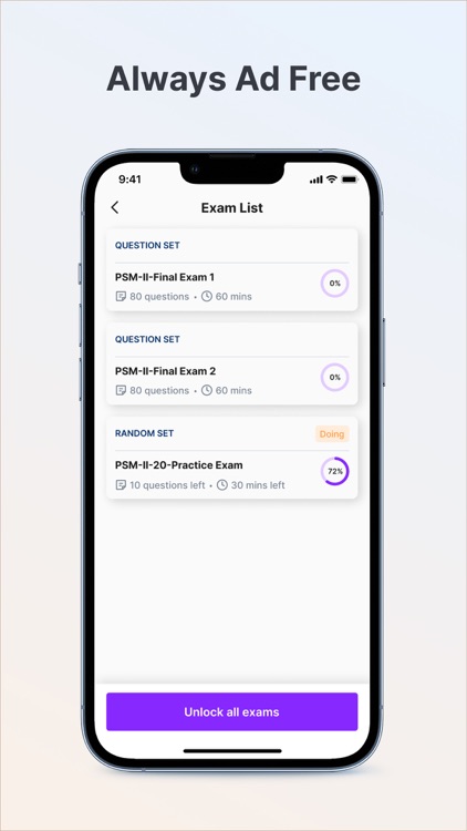 PSM-II Exam Simulator