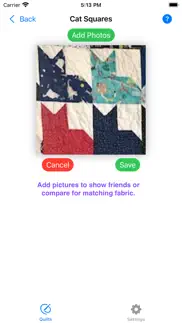 How to cancel & delete quilt journal 1