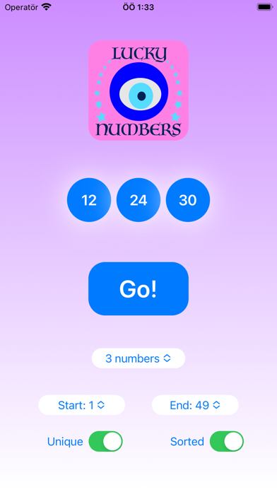 Lucky-Numbers Screenshot