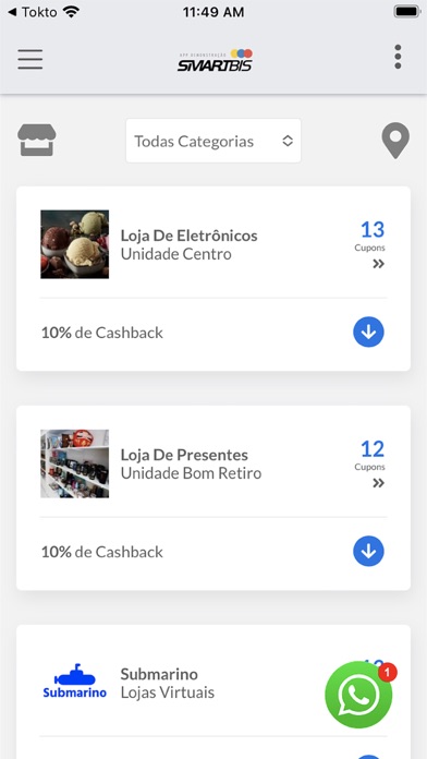 Smartbis - Sistema Fidelidade Screenshot
