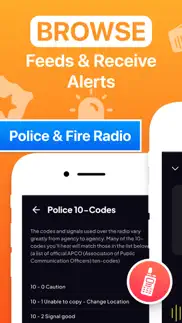 police and fire radio scanner iphone screenshot 2