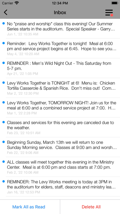 Levy Church of Christ Screenshot