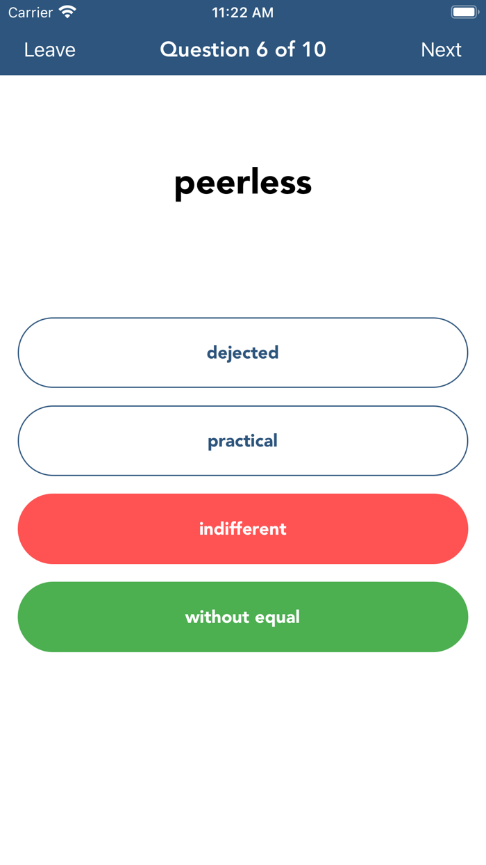 SAT English Vocab Flashcards