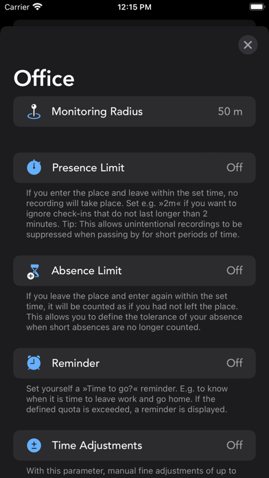 Geofency - Time Trackingのおすすめ画像8