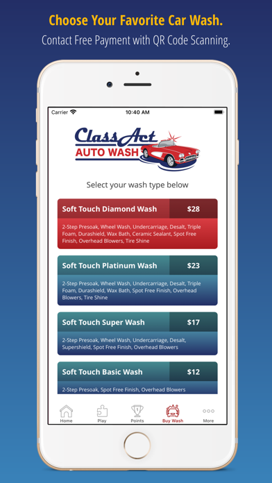 Class Act Auto Wash Screenshot