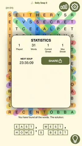 Game screenshot Daily Soup - Word Search apk