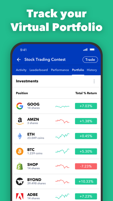 Wealthbase: Stock Market Game Screenshot