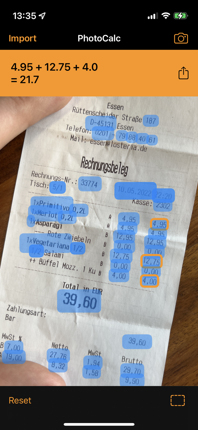 PhotoCalc—Image Calculator