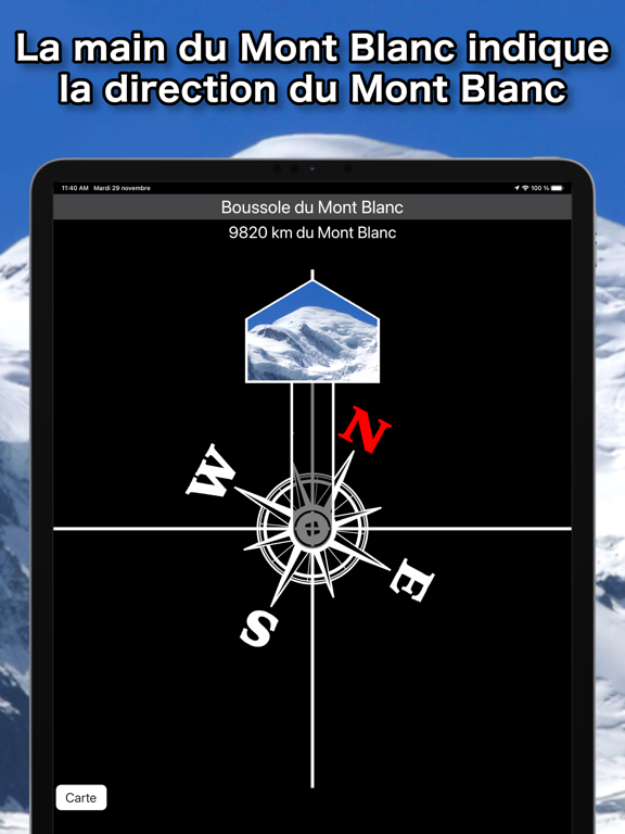 Screenshot #4 pour Boussole du Mont Blanc
