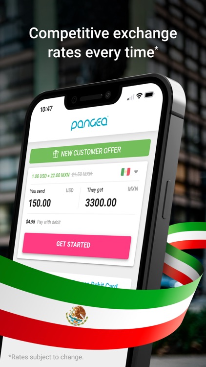 Pangea: Transfer & Send Money