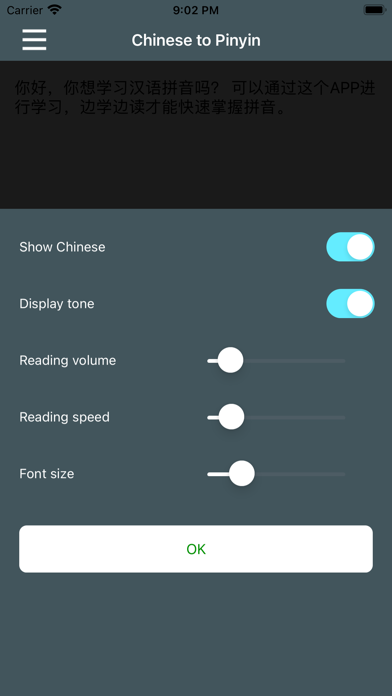 Chinese to Pinyin Convert Screenshot
