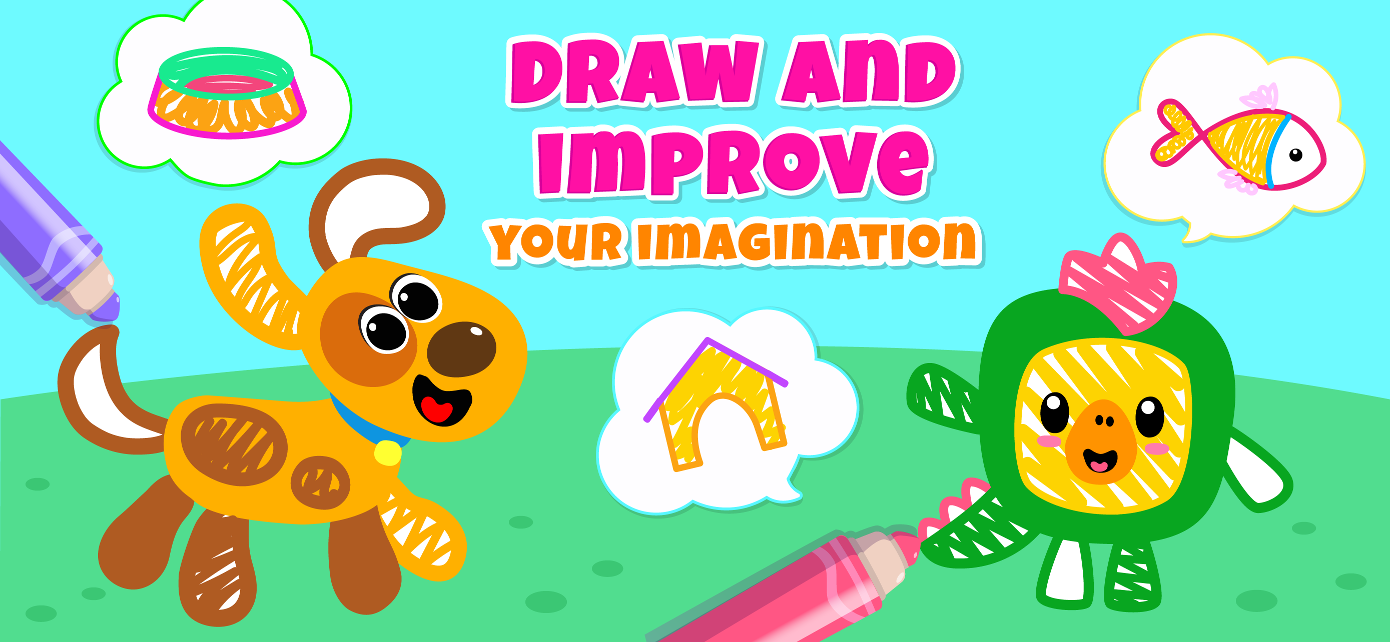 Kids Drawing Games for 4 year!