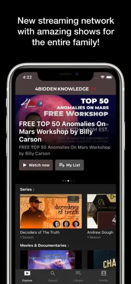 Game screenshot 4biddenknowledge TV apk