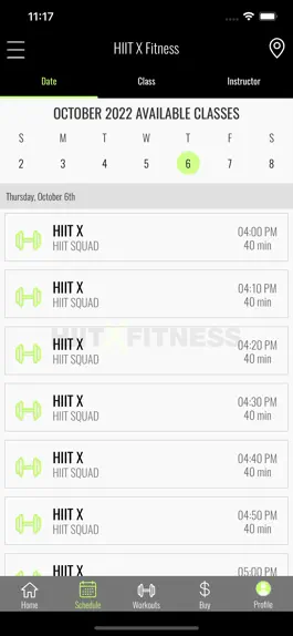 Game screenshot HIIT X Fitness apk