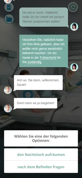 Game screenshot Ein Tag Deutsch in der Pflege apk