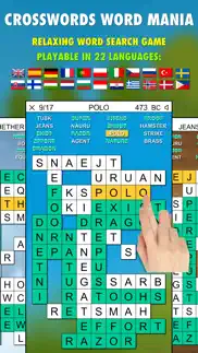 crosswords word mania iphone screenshot 1
