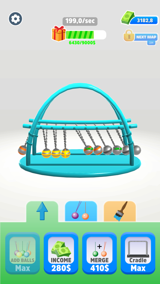 #4. Newton's Cradle ASMR (iOS) 来自: omer cetin