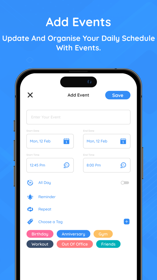 #2. Events & Calendar Planner (iOS) 由: Ankur Dhameliya