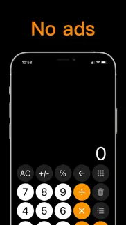 calculator with history + iphone screenshot 4