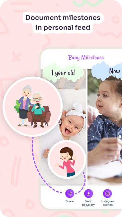 Baby Milestones Baby First App Screenshot