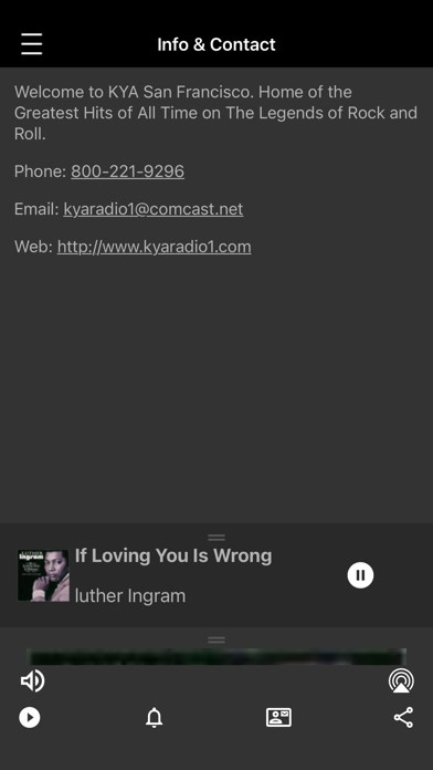 KYA San Francisco Screenshot