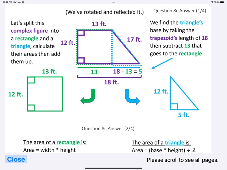 Math test for Common Core, 5.3 screenshot-5