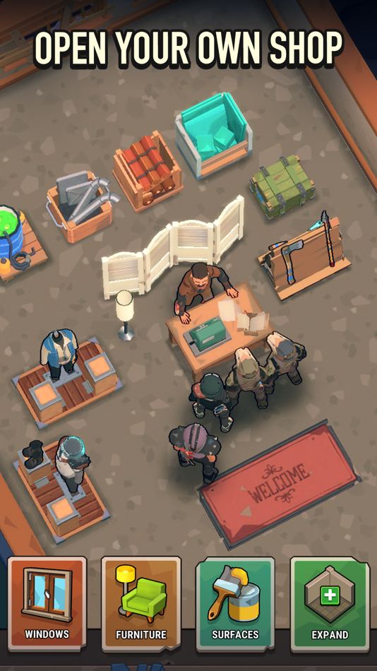 #2. Zombie Shop (iOS) Bởi: Crazy Panda Limited