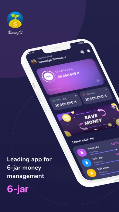 MoneyOi: 6 jar money method Screenshot