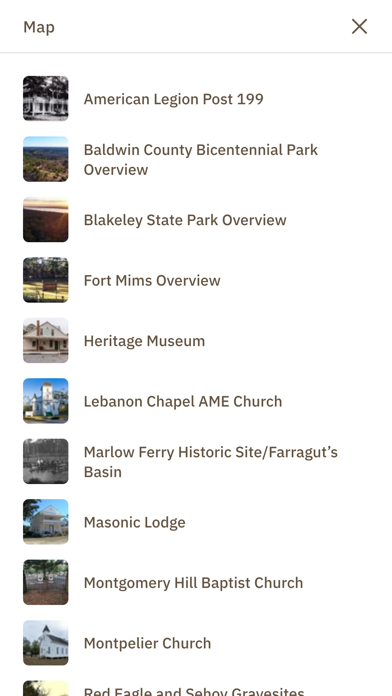 Baldwin County Historic Tours Screenshot